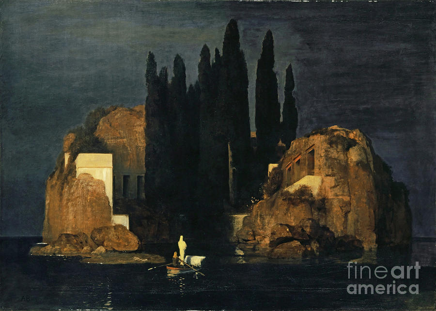 The Isle Of The Dead, 1880 By Arnold Bocklin Painting by Arnold Bocklin