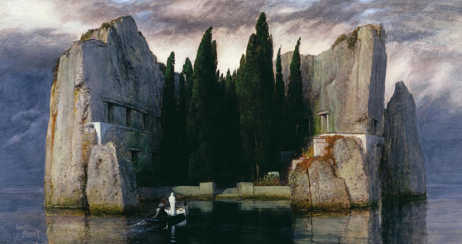 Arnold Bocklin Painting - The Isle of the Dead, circa 1883 by Arnold Bocklin