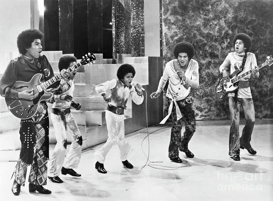 The Jackson 5 Performing On Television Photograph by Bettmann