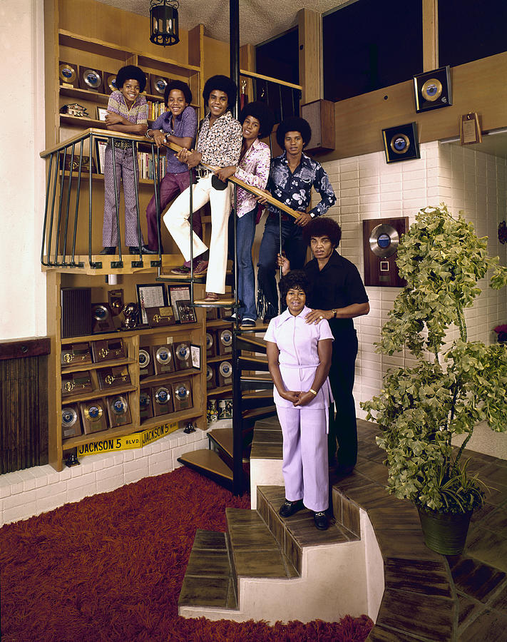 The Jackson Five & Their Parents Photograph by John Olson The Jackson Five & Their Parents Photograph by John Olson