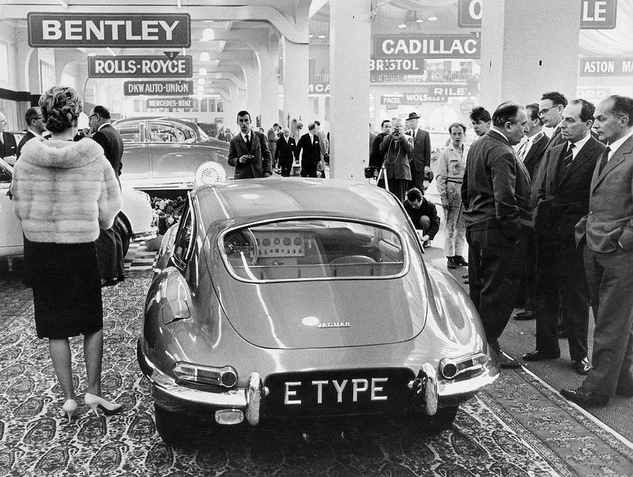 The Jaguar E-type In Geneva In 1961 Photograph by Keystone-france