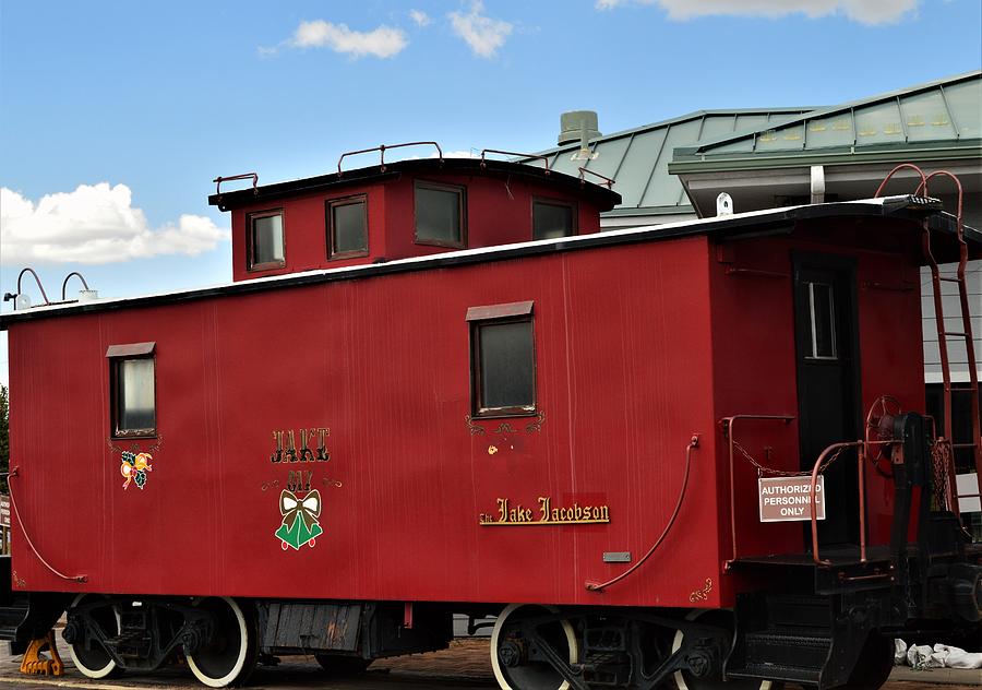 The Jake Jacobson Caboose Photograph by Warren Thompson