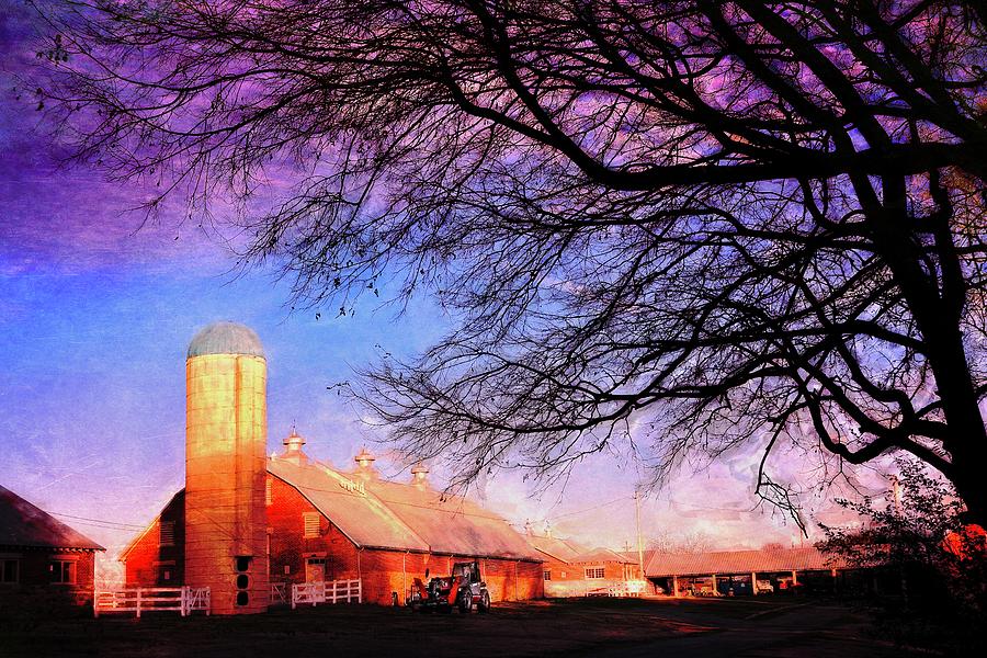 The January Barn Digital Art by Steven Gordon