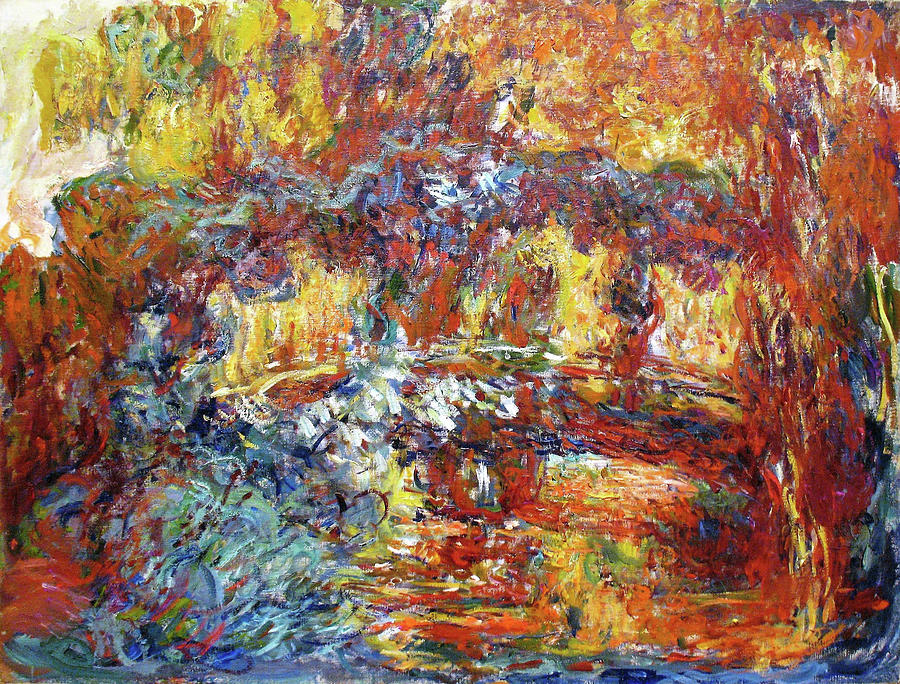 The Japanese Bridge 1922 Digital Remastered Edition Painting By Claude Monet