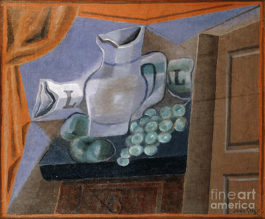 The Jar; La Jarre, 1924 Painting by Juan Gris