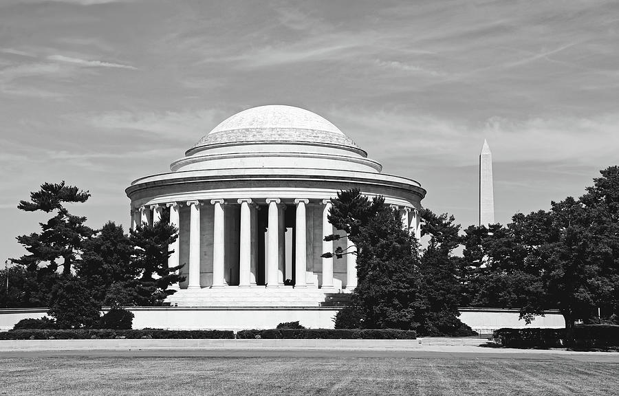 The Jefferson Memorial And Washington Monument Photograph by Mountain Dreams
