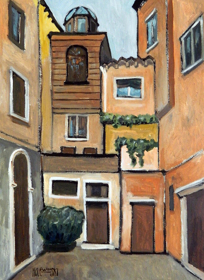 The Jewish Ghetto In Venice Painting By Robert Holewinski Fine Art