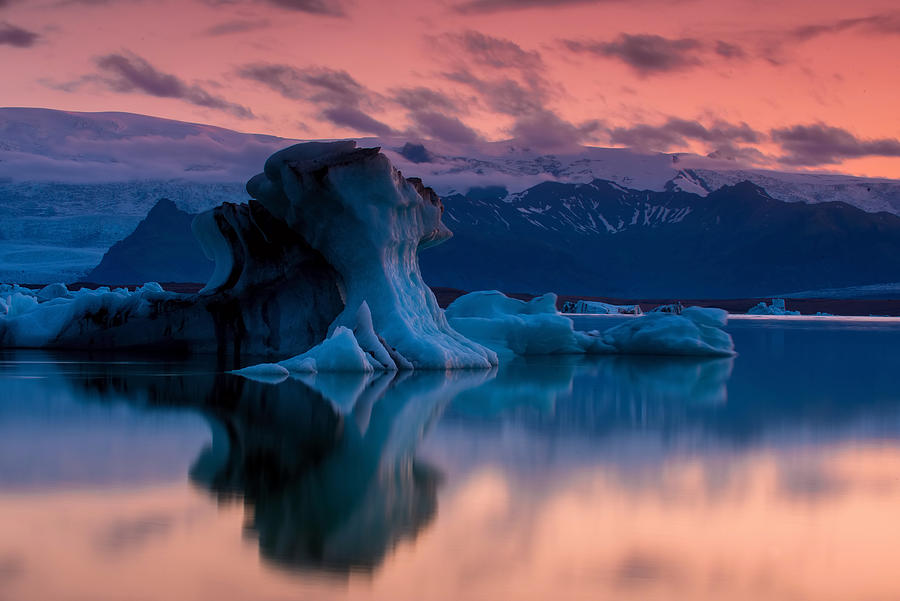 Magic Photograph - The Jkulsrln Is A Large Glacial Lake In Southeast Iceland by Petr Simon
