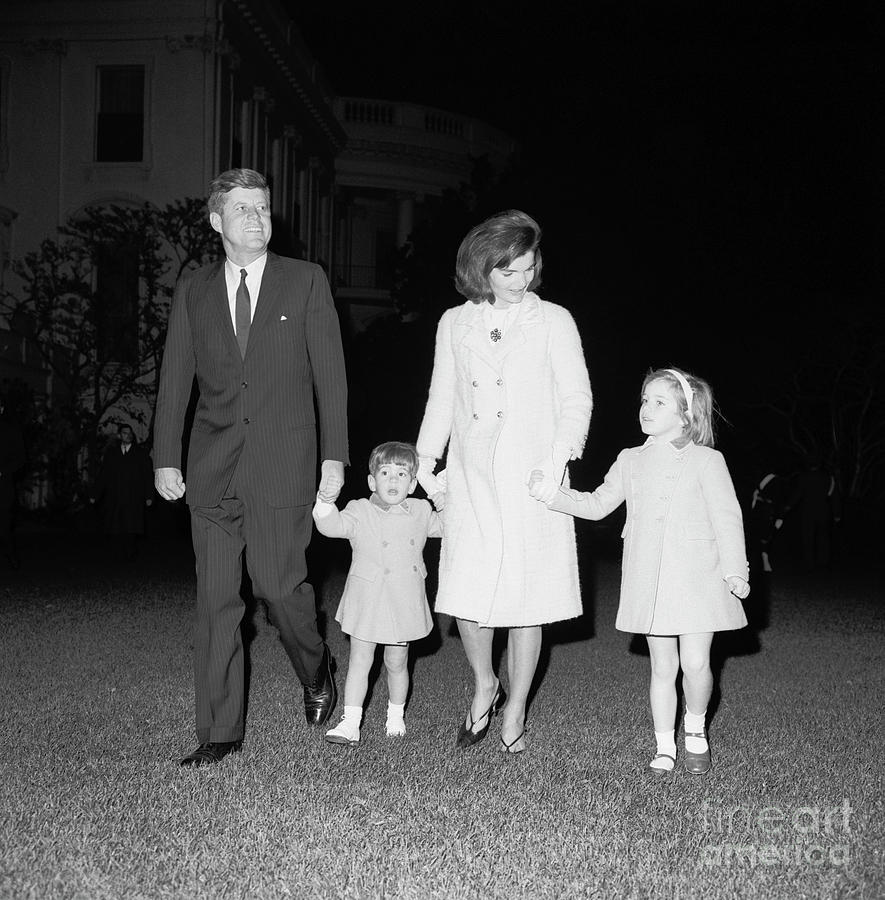 John F Kennedy Photograph - The John F. Kennedy Family by Bettmann