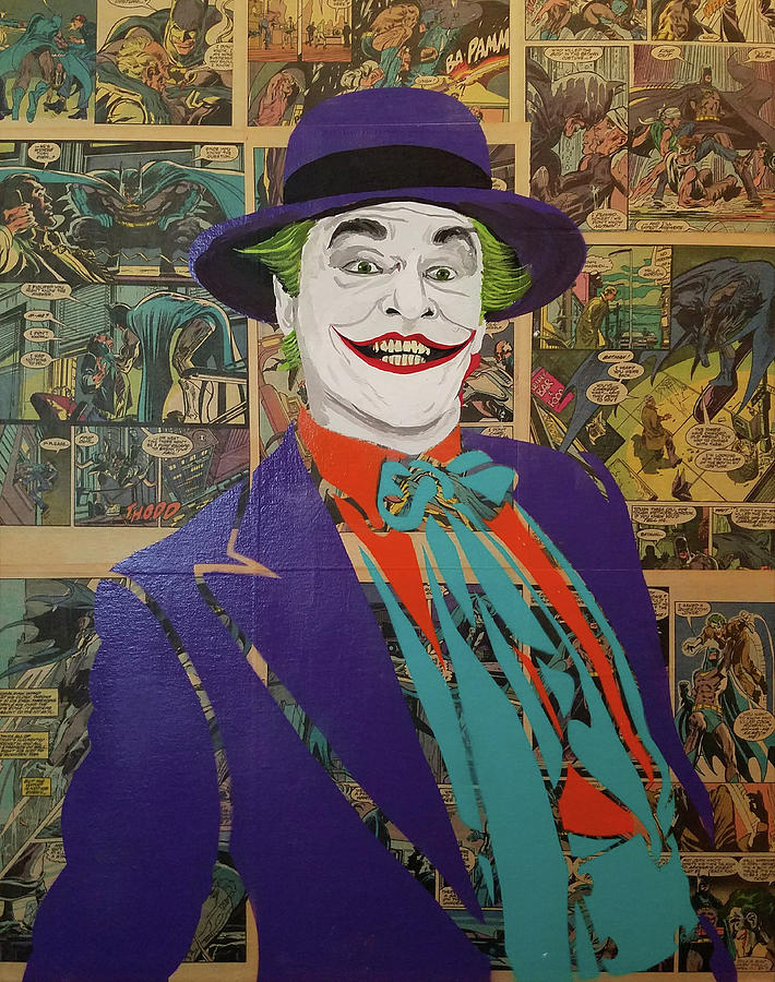The Joker as portrayed by Jack Mixed Media by Kyle Willis | Fine Art ...