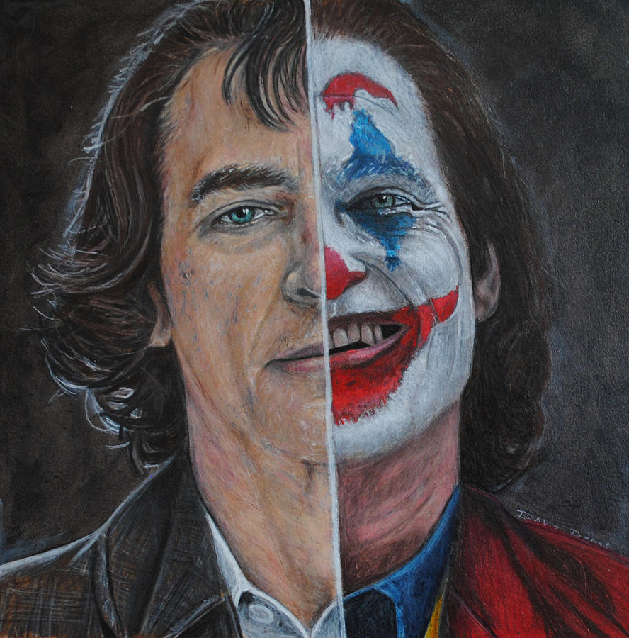 The Joker Painting by David Dunne