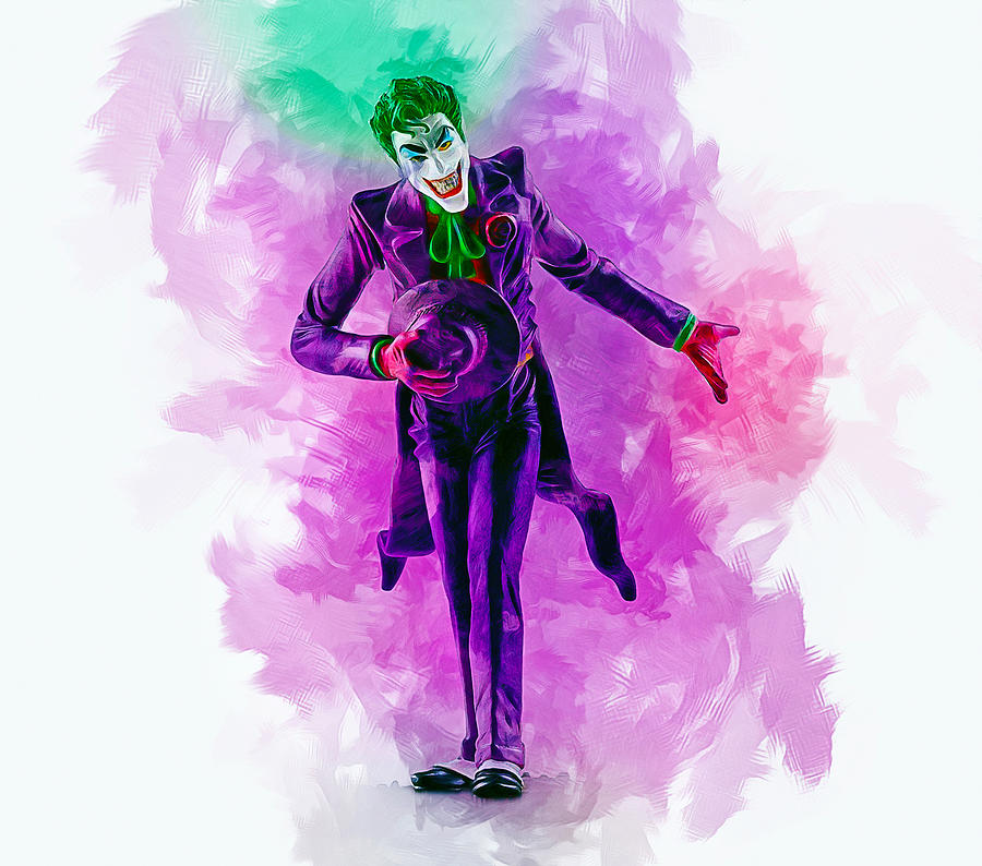 The Joker Digital Art by Ian Mitchell