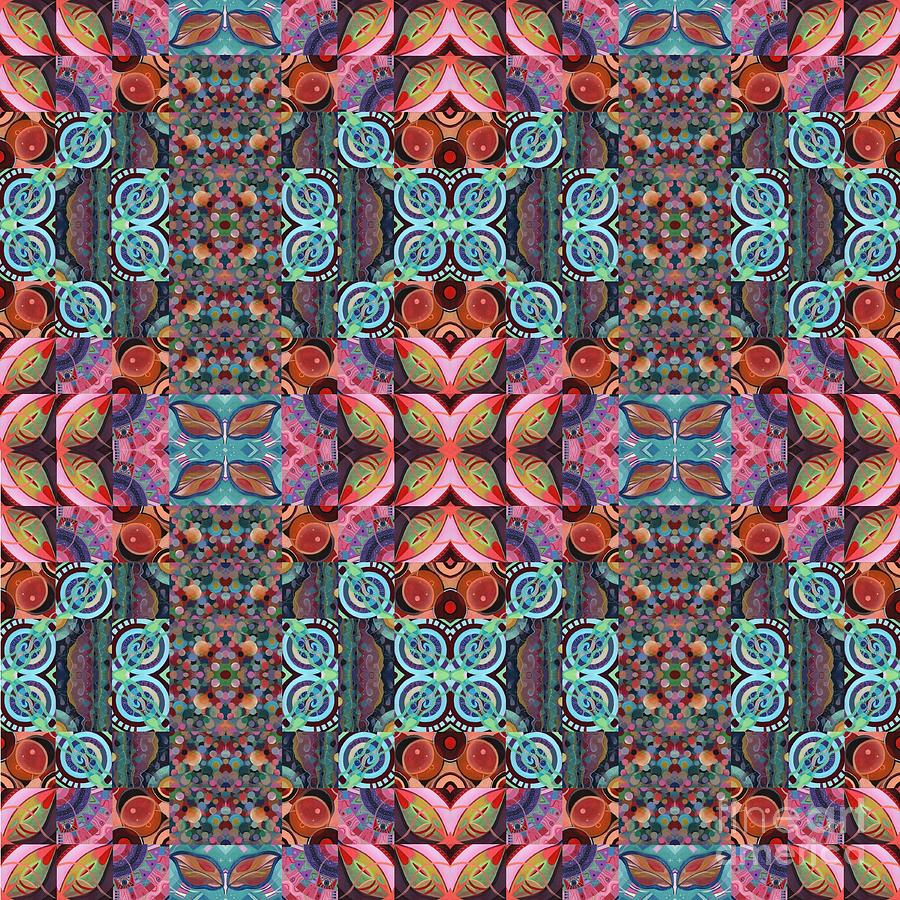 Art Project Painting - The Joy Of Design Mandala Series Puzzle 7 Arrangement 8 Compilation by Helena Tiainen Art Project Painting - The Joy Of Design Mandala Series Puzzle 7 Arrangement 8 Compilation by Helena Tiainen