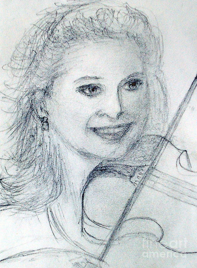 The Joy of Music Drawing by Sabina Faynberg