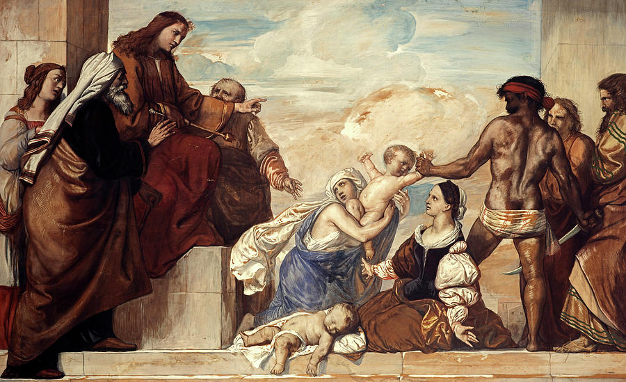 The Judgement of Solomon, 1836 Painting by William Dyce - Fine Art America