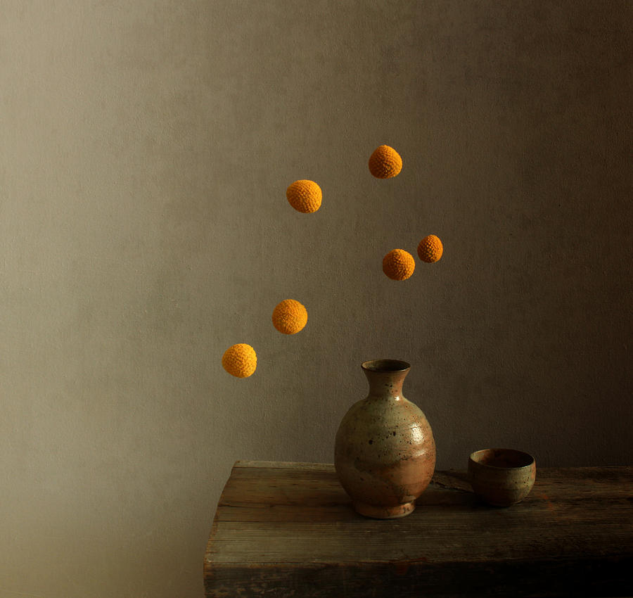 Vase Photograph - The Juggler by Margaret Halaby