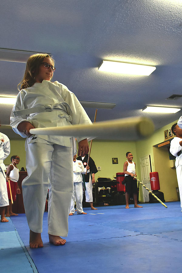 The Karate Staff Photograph by Chris Mercer | Fine Art America