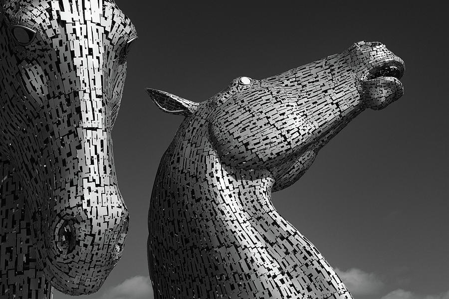 Architecture Photograph - The Kelpies by Dave Bowman