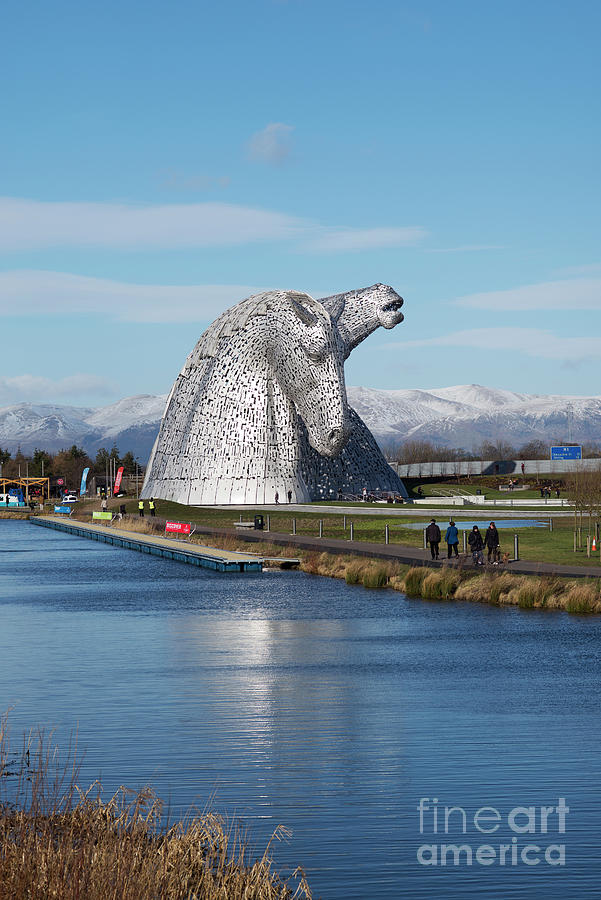 The Kelpies Scotland Photograph by Tim Gainey