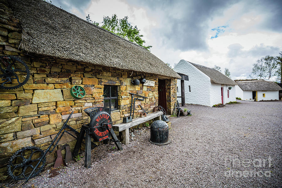 Tourist Attraction Photograph - The Kerry Bog Village by Eva Lechner