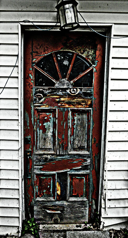 The kick ass decaying door Photograph by Cyryn Fyrcyd