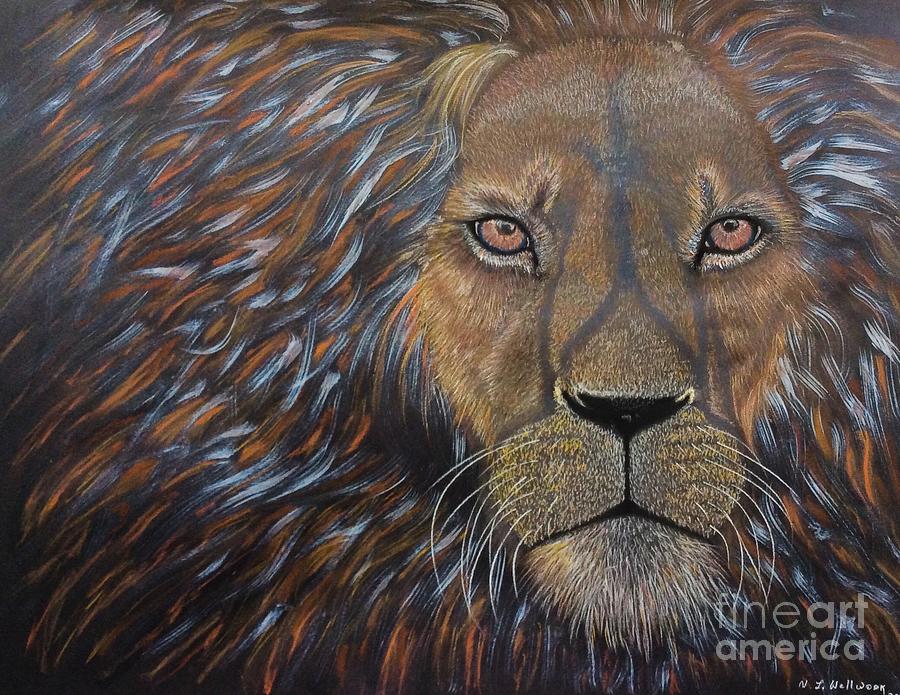 The King Pastel by Natalia Wallwork
