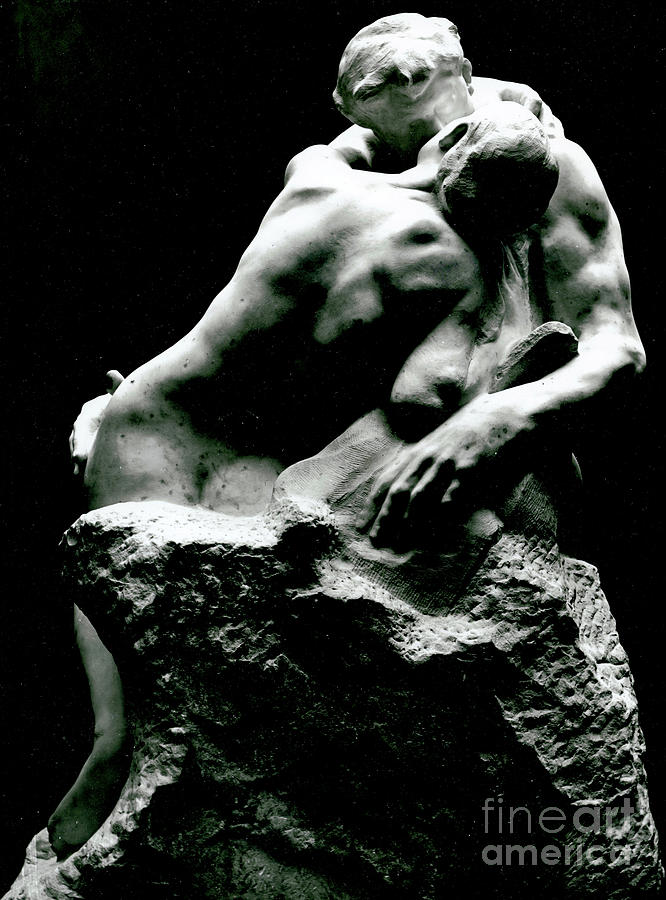 Auguste Rodin Sculpture - The Kiss, 1886 by Rodin