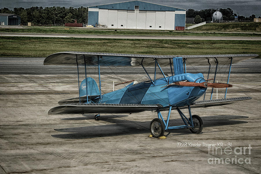 Airplanes Photograph - The KR - 31 by Steven Digman Airplanes Photograph - The KR - 31 by Steven Digman