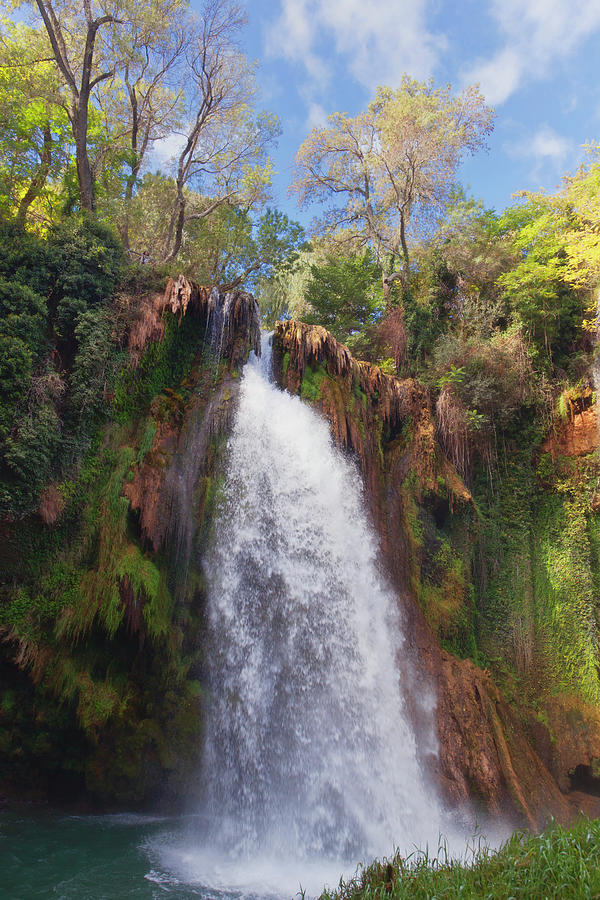 The La Caprichosa Waterfall In Natural Photograph by Ken Welsh / Design Pics