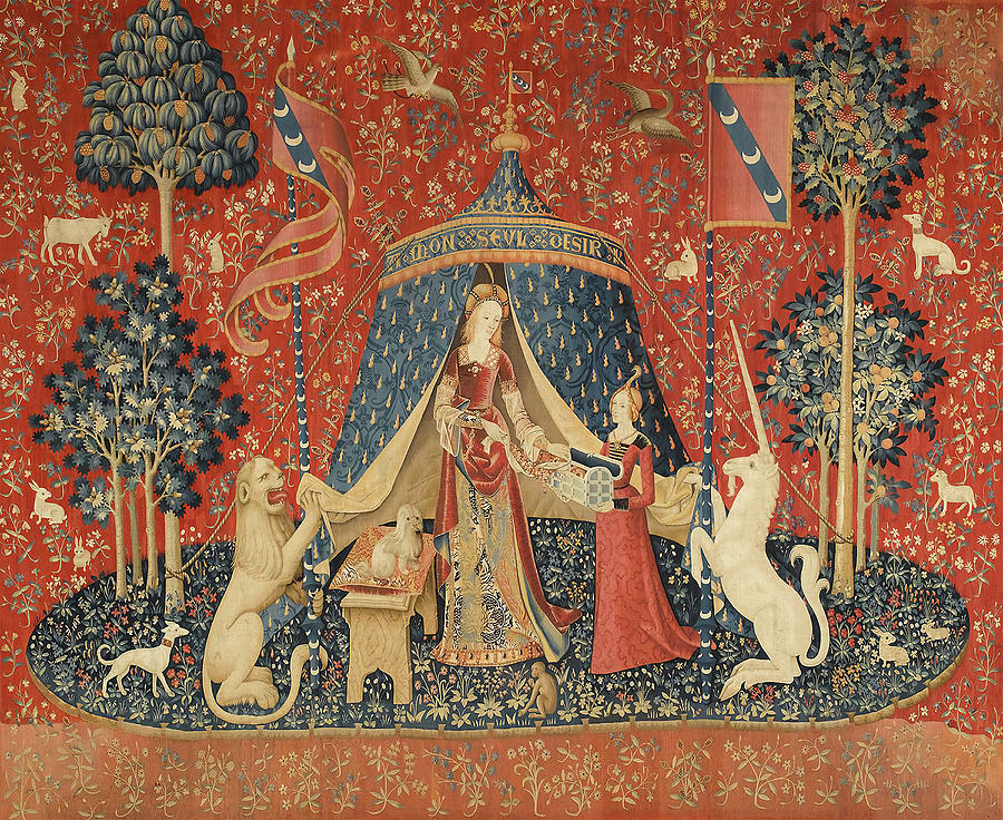 The Lady And The Unicorn Painting