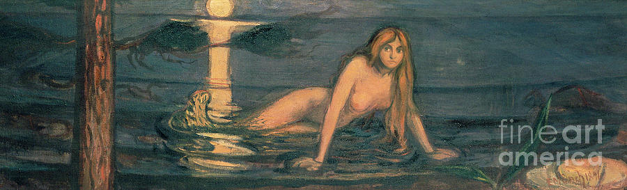 The Lady from the Sea, 1896 Painting by Edvard Munch