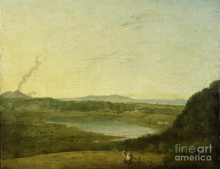 The Lago Di Agnano, C.1752 Painting by Richard Wilson