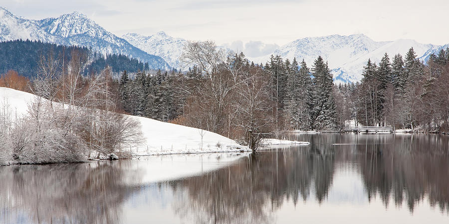 The Lake In Winter Photograph by Annie Keizer