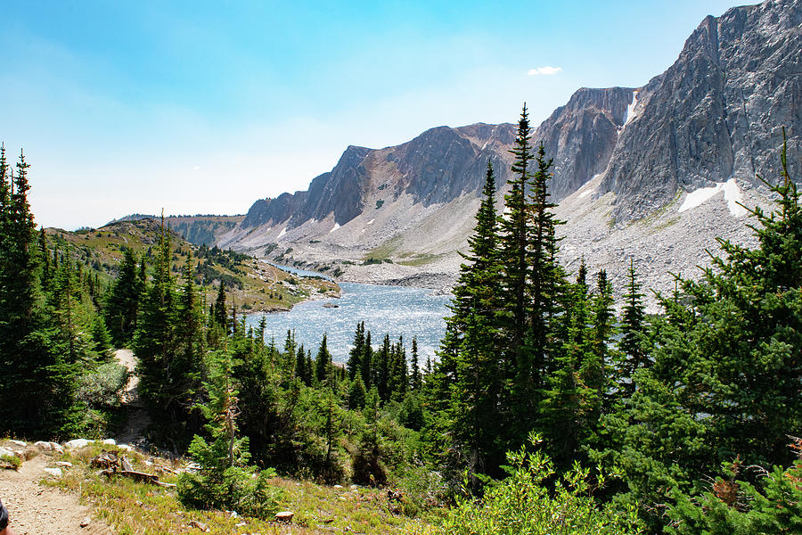 Mountain Photograph - The Lakes of Medicine Bow Peak by Nicole Lloyd