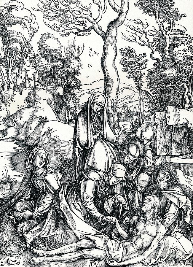 The Lamentation For Christ, 1498 1906 Drawing by Print Collector