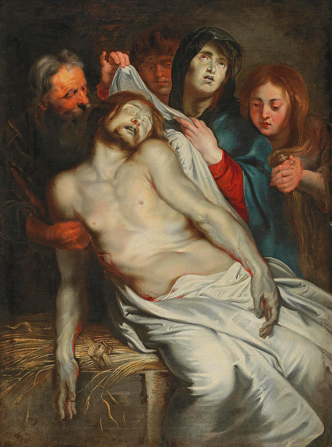 The Lamentation of Christ Painting by Circle of Peter Paul Rubens