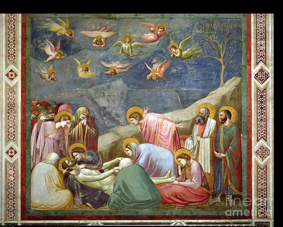 Giotto Di Bondone Painting - The Lamentation Of The Dead Christ, C.1305 by Giotto