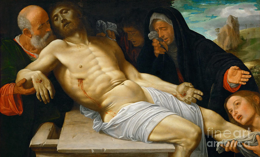The Lamentation Over Christ Drawing by Heritage Images