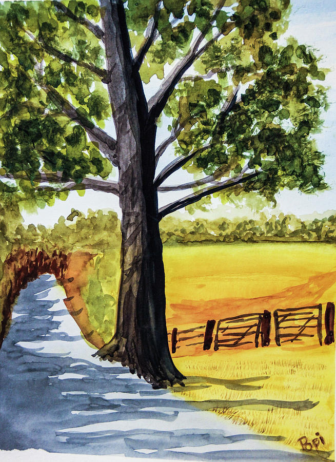 The Lane Painting by Paul Anderson