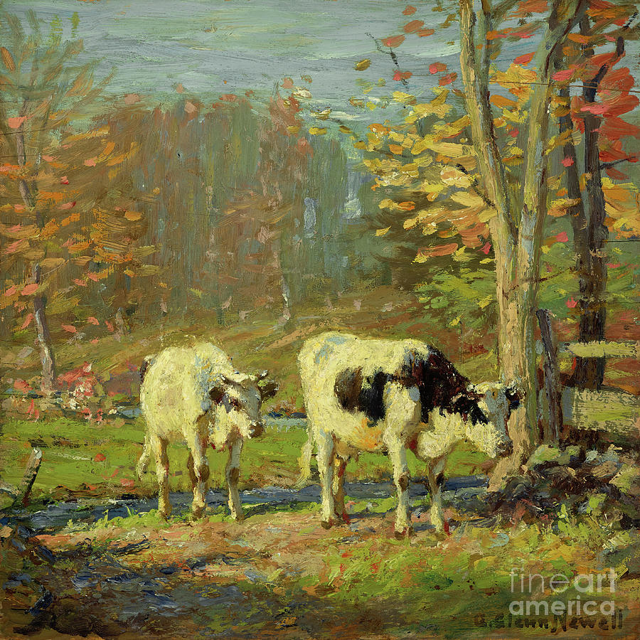 The Lane To The Brook Painting by George Glenn Newell