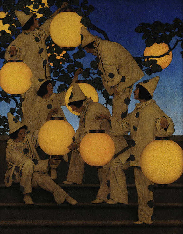 Maxfield Parrish Painting - Lantern Bearers by Maxfield Parrish Maxfield Parrish Painting - Lantern Bearers by Maxfield Parrish