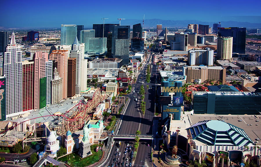 Las Vegas Photograph - The Las Vegas Strip by Mountain Dreams