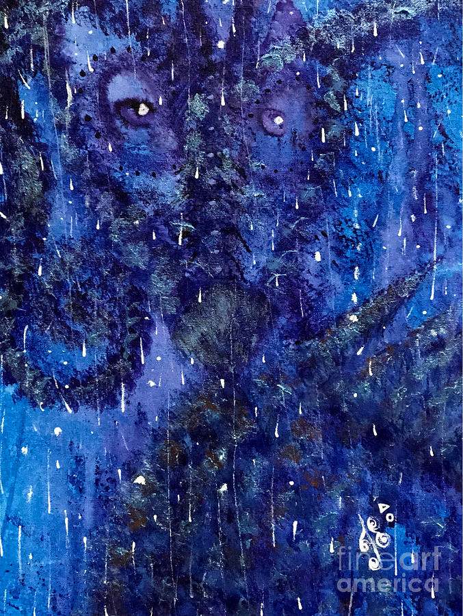 The Last Dragon Painting by Julie Engelhardt The Last Dragon Painting by Julie Engelhardt