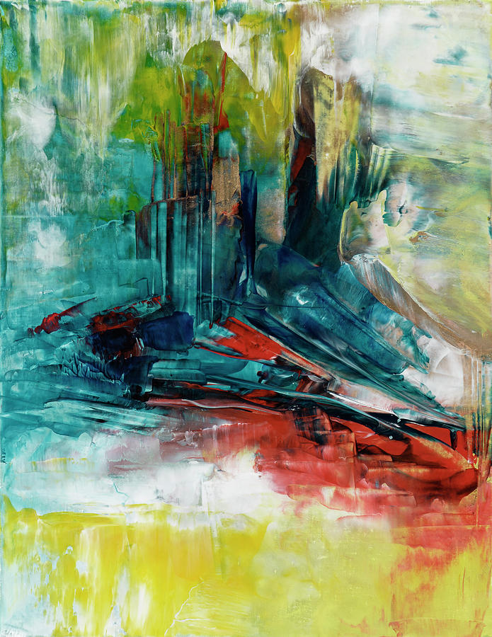 Abstract Painting - The Last Frontier by Aleta Pippin