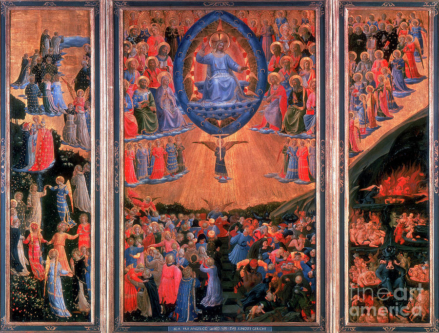 The Last Judgement, C1420-1455. Artist Drawing by Print Collector