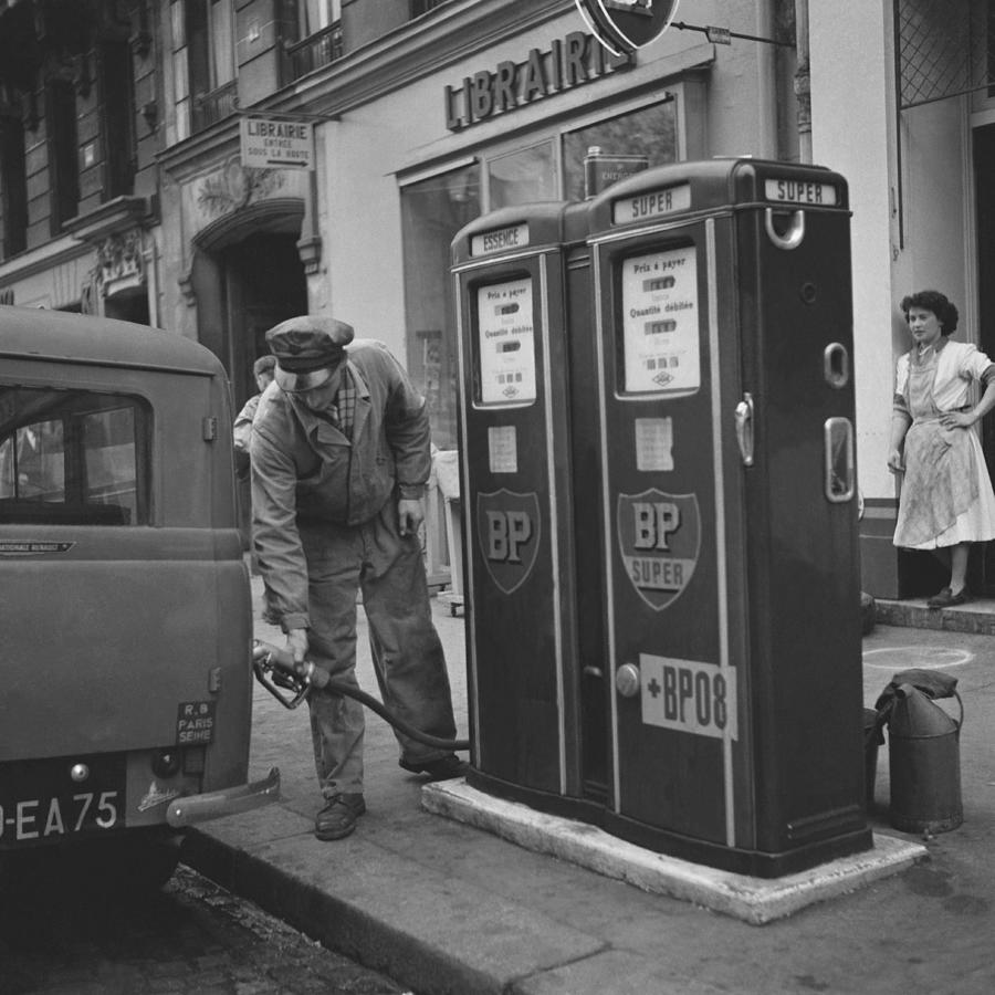 The Last Load Of Gasoline Before The Photograph by Keystone-france