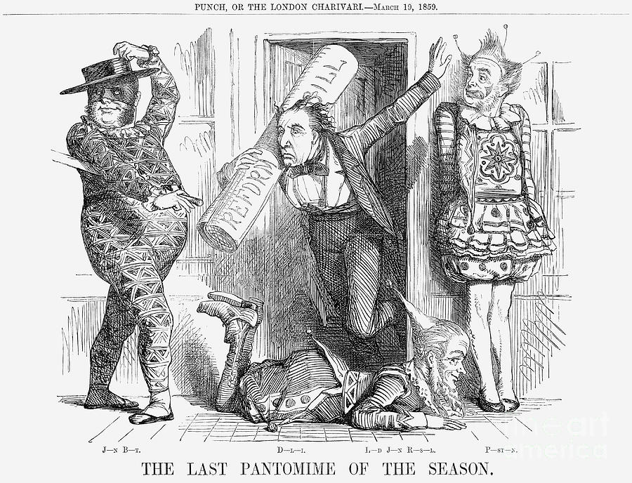 The Last Pantomime Of The Season, 1859 Drawing by Print Collector