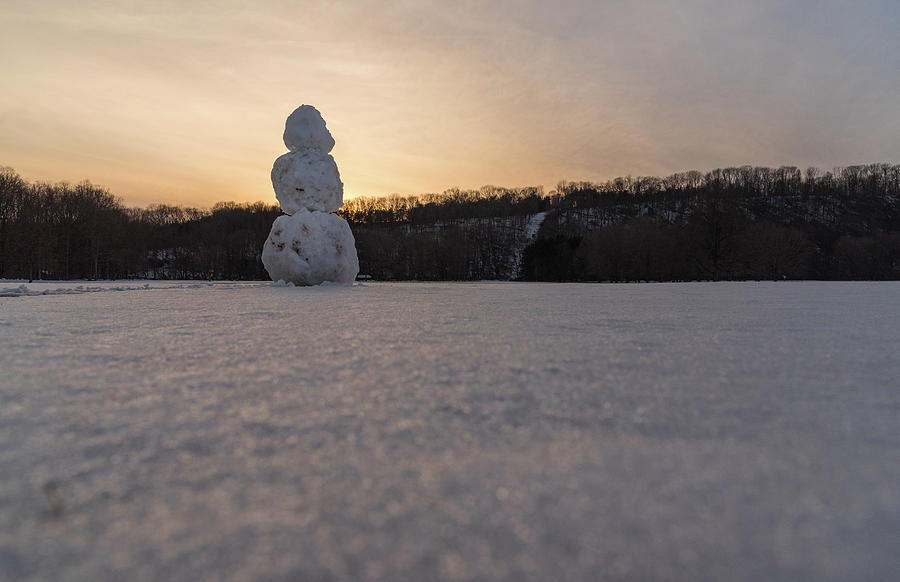 The Last Snowman Photograph by Kristopher Schoenleber