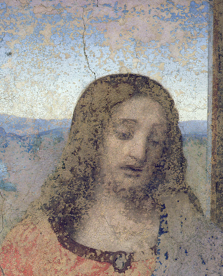 The Last Supper, 1495-97  Post Restoration Painting by Leonardo Da Vinci