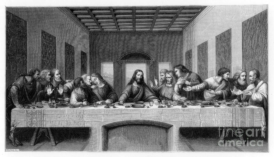 The Last Supper, 1498 1870 Drawing by Print Collector Fine Art America